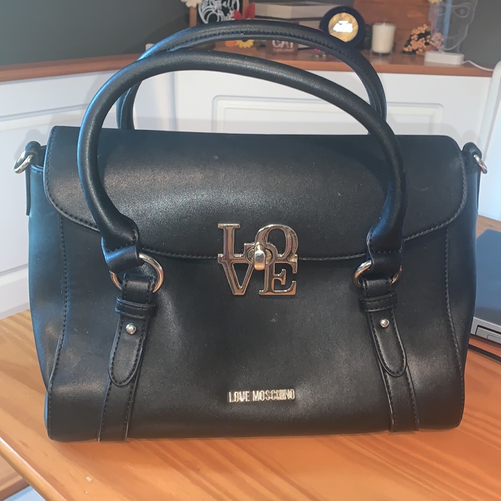 LOVE MOSCHINO black purse